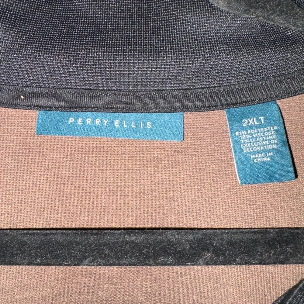 Perry Ellis Men’s Tall Full-Zip Jacket - Picture 3 of 9